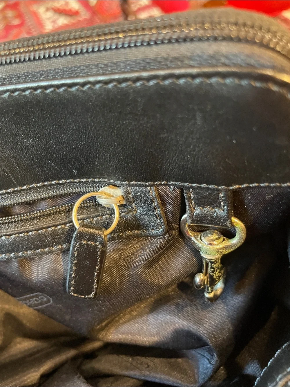 Men’s Coach Black Duffel